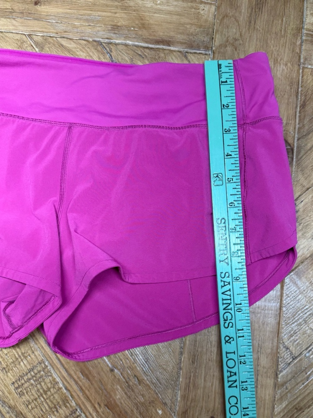 Lululemon Speed Up Low Rise Lined Shorts 2.5" Magenta Pink color Size 8 - Picture 10 of 11